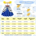 thumbnail image 6 of Benylion Jessie Toy Story Girls Summer Dress Child Buzz Lightyear Cosplay Party Outfit Ruffle Sleeve Print Dresses for Kids Princess Costume for 7-8Years, 6 of 6