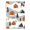 thumbnail image 7 of FORMRS 1-Subject Spiral Notebook 8" x 5" College Ruled 60 Refillable Sheet A5 Hard Cover, 2 Pack, Orange Cartoon Houses, 7 of 7