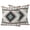 Brown White, variant on Outdoor Pillow Covers 24x24 Set of 2, Turquoise Gray Boho Waterproof Patio Throw Pillow Covers for Couch Sofa Chair, Southwestern Ethnic Geometric Decorative Pillowcases for Throw Pillows