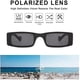 thumbnail image 4 of Gafas de sol rectangulares retro vintage para mujer Gafas rectangulares gruesas, 4 of 5