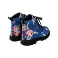 thumbnail image 3 of Eloshman Toddler Girls Boots High Top Winter Ankle Booties Lace-Up & Zip-Up Casual Boot Blue 5 Toddler, 3 of 5