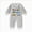 Grey, variant on 0-3 Months Infant Jumpsuit Long Sleeve Romper For Boys Spring Fall Unisex Baby Romper With Embroidered Car Design And Pattern,Blue Jumpsuit Sleep & Play One-Piece Bodysuit
