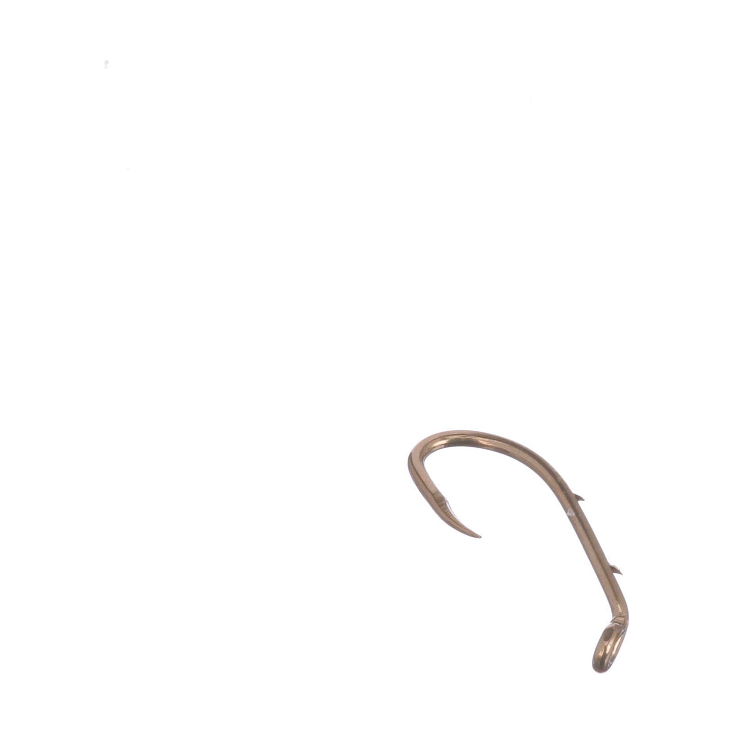 Eagle Claw Lazer Sharp Barbless Baitholder Fishing Hook, Bronze