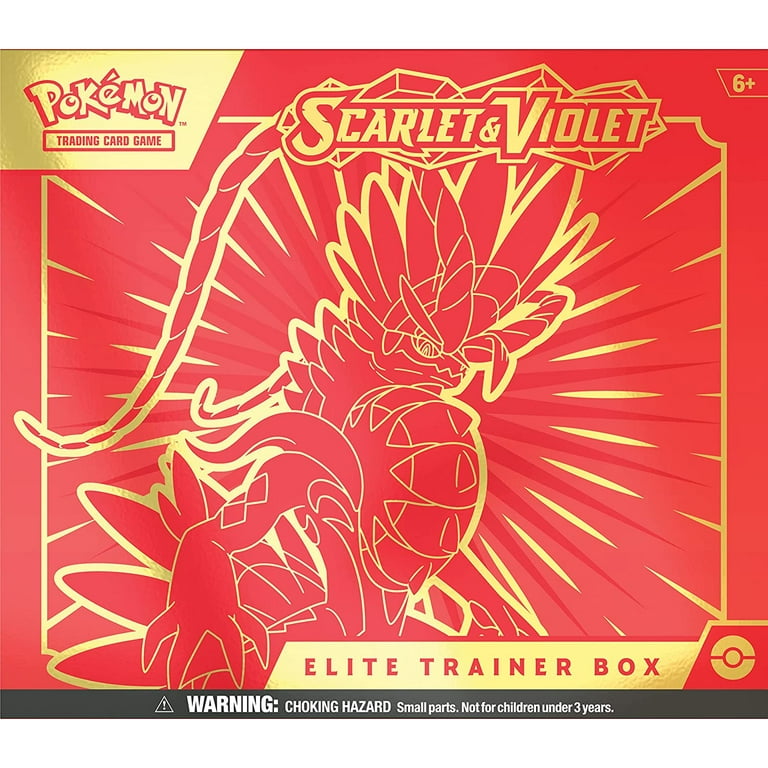 Pokemon TCG: Scarlet and Violet Elite Trainer Box - Koraidon Red (1 Full  Art Promo Card, 9 Boosters and Premium Accessories)