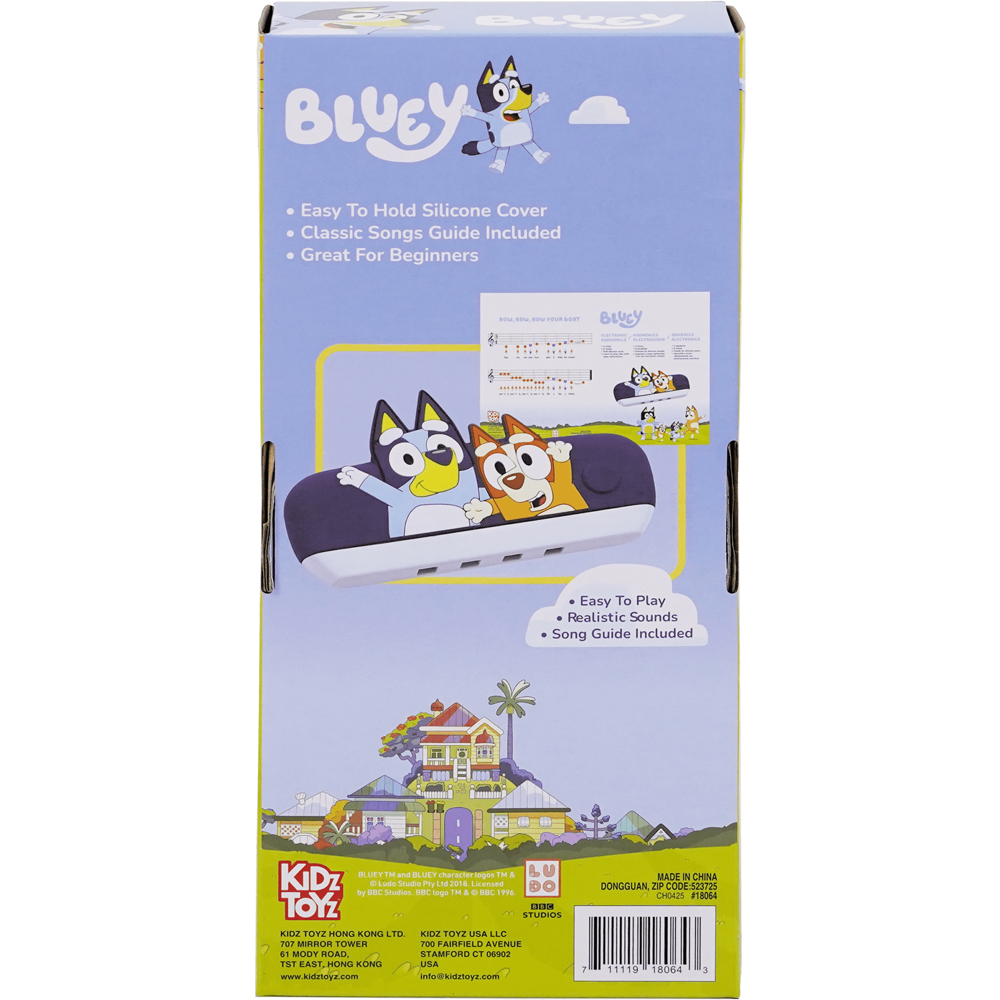 Bluey Electronic Harmonica Musical Toy and Songbook for Child
