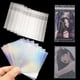 thumbnail image 2 of 50 unids/set de mangas de tarjeta láser transparente sello de la tarjeta de película holográfico protector para corea ídolo foto ygo mtg vg tarjeta, 2 of 4