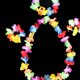 thumbnail image 4 of WORGEOUS Conjunto de falda de estilo hawaiano, pulseras de tocado de flores de simulación, guirnalda colgante, accesorios para disfraces de fiesta (amarillo), 4 of 8