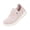 Pink, variant on LTTVQM Womens Slip on Sneakers Lace-Up Arch Support Diabetic Orthopedic Walking Shoes Anti-Skid Mesh Breathable Casual Workout Sneakers Beige 36(US-5.5)