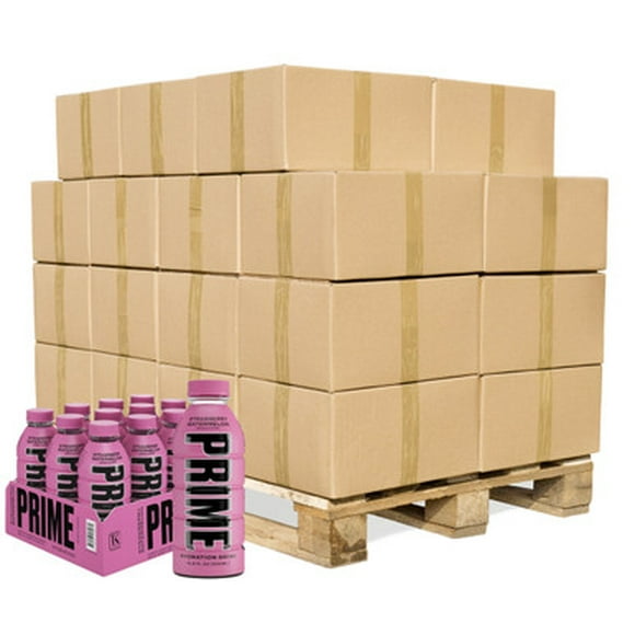 Prime Hydration Drink Strawberry Watermelon | 500 ML/16OZ | 12 Pack | 119 PACKS PER PALLET (1428 BOTTLES)