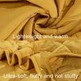 thumbnail image 2 of Ultra Soft Microfiber Toddler Comforter - Down Alternative Lightweight Crib Quilted Blanket, 39" x 47", Yellow, Ntbay, 2 of 5