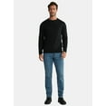 thumbnail image 2 of George Men's and Big Men's Cotton Blend Crewneck Sweater, Lightweight, Sizes XS-3XL, 2 of 5