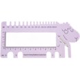 thumbnail image 1 of Jinsinto Knitting Needle Gauge Crochet Hook Ruler Cute Purple Sheep Appearance for Home Measurement, 1 of 5