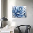 thumbnail image 3 of JEUXUS  Blue Flower Canvas Wall Art Flower Blossoming Picture Print Wall Painting Modern Artwork Wall Décor for Bedroom Living Room Bathroom, 3 of 4
