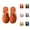 Orange, variant on Fuzzy Slippers for Women Soft Cozy Christmas House Slides Slippers Winter Linen Slippers Breathable Guest Slippers Indoor Slippers Non For Women Men At Home Hotel