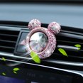thumbnail image 2 of Bling Car Air Freshener Vent Clip for Women, Car Vent Diffuser with Fragrance Freshener-Cute Car Accessories Interior, Pink, 2 of 2