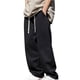 thumbnail image 2 of Pantalones de trabajo rectos de tubo para hombre, holgados, con cremallera y bolsillo, estilo retro, informales, largos, 2 of 9