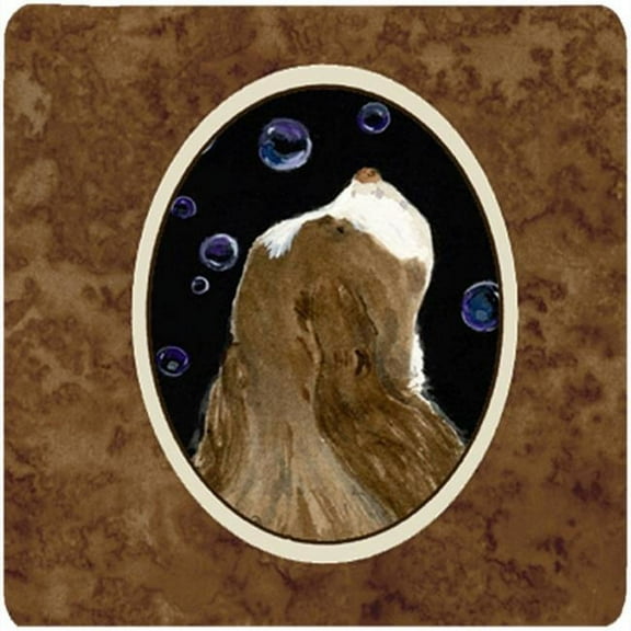 Springer Spaniel Foam Coasters, Set Of 4