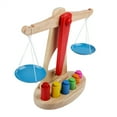 thumbnail image 2 of Mathematics Teaching Aid Wooden Balance Scale Toy Children Mathematics Teaching Aid Kids DIY Weigh Toy Early Education Gift, 2 of 8