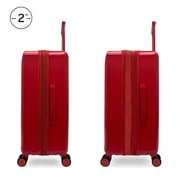 iFLY Volt 28 Expandable Hardside Checked Spinner Luggage, Red