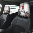 thumbnail image 2 of Kdxio Moose Kissing Under Mistletoe Pattern Print 2 Piece Car Head Rest Covers Set Auto Front/Rear Seats Headrest Cover Universal Fit Most Cars,Sedan, SUV, 2 of 9