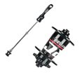 thumbnail image 2 of Soidarity Cubo de rodamiento Superficie lisa 144 Sonidos Palanca de liberación rápida Eje de rueda multicolor Clics Ejes de metal traseros delanteros Ciclismo Color aleatorio  Liberación rápida Soidarity OD026397-14, 2 of 6