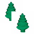 thumbnail image 1 of Oleegame 2PC Cookie Mold Christmas Tree Santa Snowman Silicone Silicone Baking Set For Christmas New Year Candy Cake Christmas Silicone Snow Christmas Cookie Candy, 1 of 9