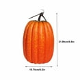 thumbnail image 3 of chaungfeng Large Artificial Pumpkins, Drawing Line Faux Foam Harvest Pumpkins, for Autumn Thanksgiving Halloween Seasonal Holiday Decor Decoration, Props Shooting (6.2"x8.5"), 3 of 6