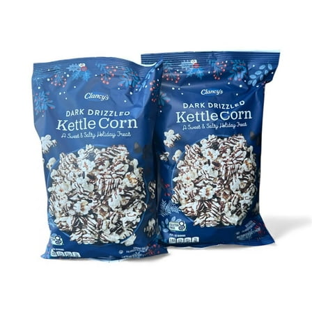 Clancy's Dark Chocolate Kettle Corn 2 Bags