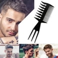 thumbnail image 3 of Hombres Vintage Oil Hair Comb Retro Back Hair Beard Dientes anchos Tenedor Peines (03) Tmvgtek Cuidado Belleza, 3 of 9