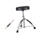 thumbnail image 5 of Soporte para taburete de tambor, soporte para asiento de batería, accesorio para instrumentos de percusión, trono de tambor plegable, soporte doble, , con baqueta, 5 of 8