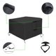 thumbnail image 4 of Funda para fogatas para mesas cuadradas, diseño resistente e impermeable que garantiza protección contra todo tipo de clima y durabilidad duradera, funda transpirable para muebles de patio al aire, 4 of 5