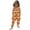 B-Orange, variant on AWZXDE Toddlers girl halloween Girls Jumpsuits Rompers For Girls Spaghetti Strap Jogger Harem Pants Pumpkin Bat Allover Print Side Pockets Halloween Holiday Outfits Green - 5-6Years
