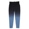 thumbnail image 1 of Pantalones de yoga, pantalones de entrenamiento con elevación de cadera alta, degradado azul negro, mallas para correr, funcionamiento suave, 1 of 8