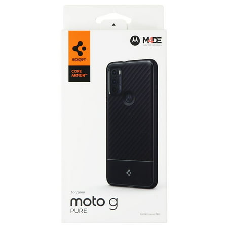 Spigen Core Armor Series Case for Motorola Moto G Pure - Black