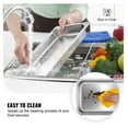 thumbnail image 5 of Table Pans 6 Pack, 20.9x12.8x2.6 Inch Deep Hotel Pans, 13.5 Gallon Stainless Steel Food Containers, Oven Trays for Buffet Catering Commercial Kitchen, 5 of 7