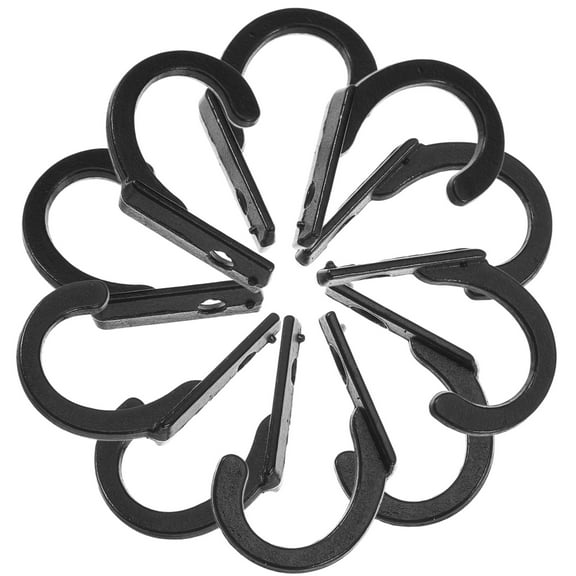 Worgeous 10pcs Key Hooks Jewelry Small Hooks Key Hanging Small Hooks Wall Mounted Single Hook Robe Hooks Coat Hooks with Screws