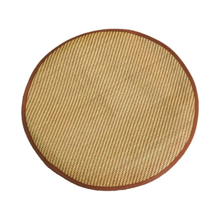 

Ruhiku GW Botanical Rattan Mat Woven Fine Cushion and Pet Mat Cool Cushions Pet Cushions Classic Vintage Style Pattern Office Cushion.