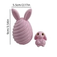 thumbnail image 4 of Easter Egg Surprise Toys for Toddler 1 2 3 4 5 6, Printed Bunny Egg Set with Mini Cute Lop-eared Inside, Easter Basket Stuffers for Teen Girls Boys, Home Desk Decor Holiday Gifts, Collectible Figures, 4 of 8