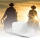 thumbnail image 5 of Sombrero de vaquero de estilo occidental con cordón Blanco parpadeante Estrella de Sombrero de para accesorios de Hugo Sombrero de vaquero, 5 of 10