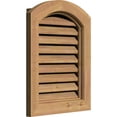 thumbnail image 4 of 18"W x 36"H Arch Top Gable Vent (23"W x 41"H Frame Size): Unfinished, Functional, Smooth Western Red Cedar Gable Vent w/ Brick Mould Face Frame, 4 of 13