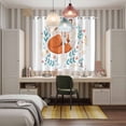 thumbnail image 6 of Curtains 84 Inches Long 2 Panels, Cartoon Animals Grommets Window Treatment Curtain, Watercolor Flower Leaf Plant Thermal Curtains Drapes for Living Room/Bathroom, 6 of 9