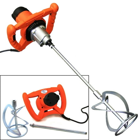 2 -Speed 1600W Electric Handheld Concrete Mortar Grout Cement Mixer UL CUL