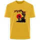 thumbnail image 3 of Camiseta de verano para hombre, 100 % algodón, cómoda, transpirable, informal, a la moda, con estampado retro creativo de Goku, ropa de calle para exteriores, 3 of 5