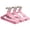 B003- Pink, variant on Children’S Pastel Green Slim Hangers, Non Slip Hangers, Space Saving Hangers for Clothes, Metal Hangers for Clothes, 12X7 Inch Reinforced Lightweight Kids Garment Hangers, No