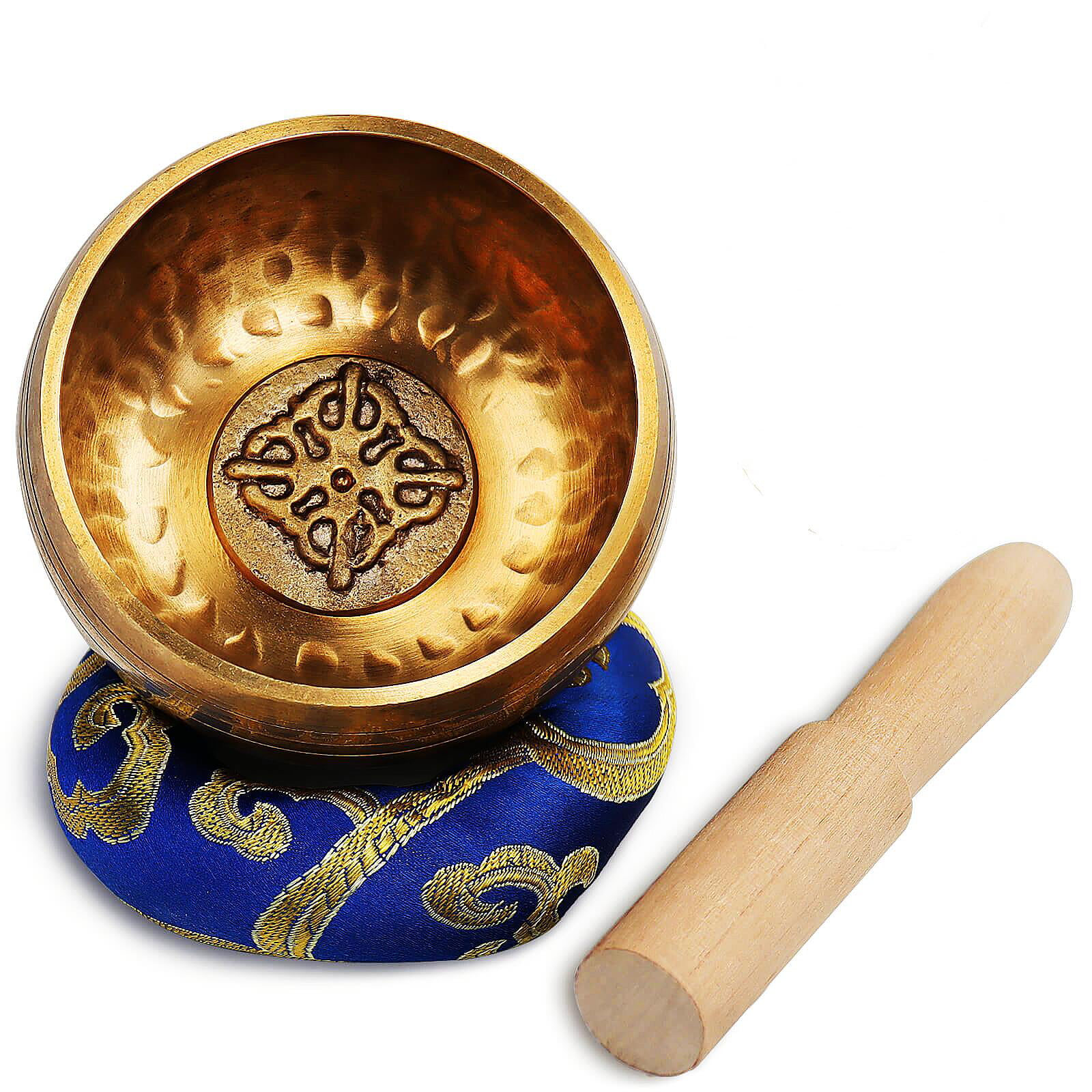 Meditation Sound Bowl With a Necklace Tibetan Singing Bowl