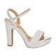 thumbnail image 1 of VIZZANO 6292200 Zapatilla glitter dama tacón plataforma plateado 23.5, 1 of 5