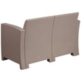 thumbnail image 3 of Afuera Living Wicker Patio Loveseat in Light Gray, 3 of 4