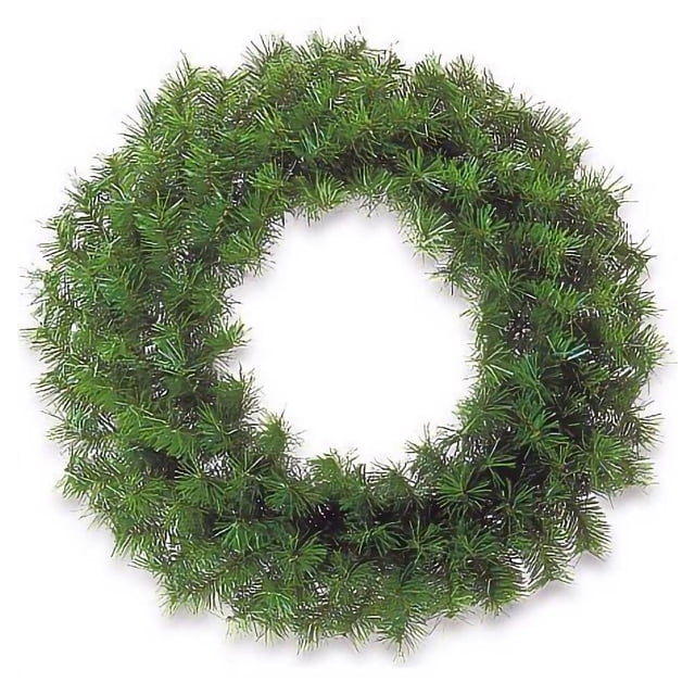 Corona Naviplastic Monarca de Lujo color Verde de 60 cm