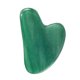 thumbnail image 1 of Herramienta facial Gua Sha ShuxiuWang tablero de guasha de piedra de Jade natural verde, 1 of 5