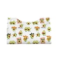 thumbnail image 4 of Lsque Kawaii Mexican Avocado Printed Long Tissue Box Cover Holder, Facial Paper Organizer Dispenser,Triangle with Bottom Belt, PVC Leather Decorative Organizer, 4 of 9